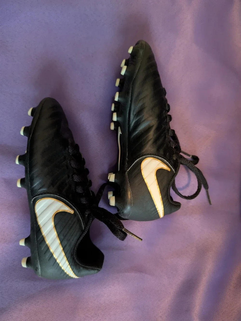 Nike Kid's Black Soccer Cleats Toddler Size 11